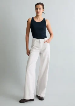 Jeans Model Tomke wide aus weichem Organic-Cotton-Lyocell-Mix