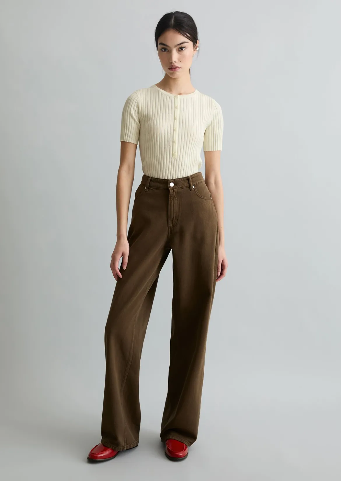 Jeans Model Tomma wide aus Organic Cotton-Lyocell-Modal-Mix