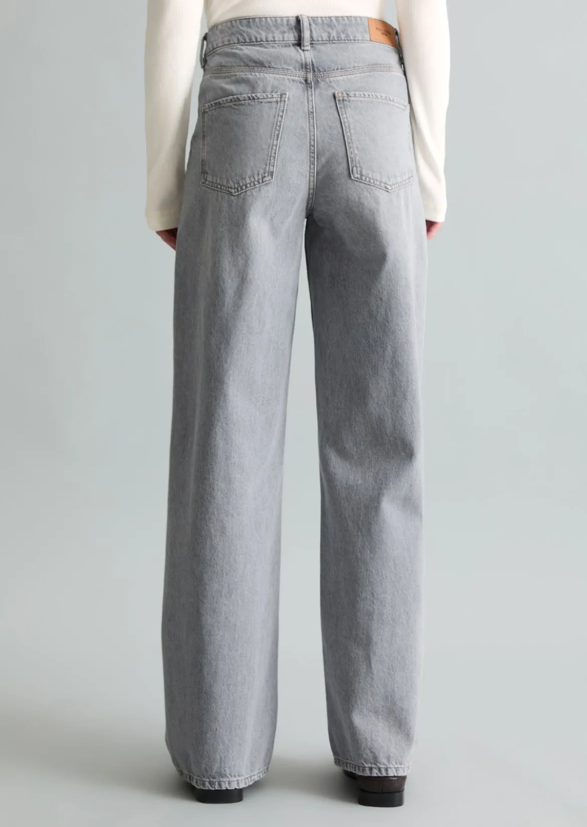 Jeans Model Tomma wide aus Bio-Baumwolle ohne Stretch