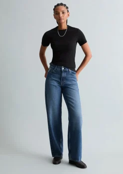 Jeans Model Tomma wide aus Lyocell-Mix ohne Stretch