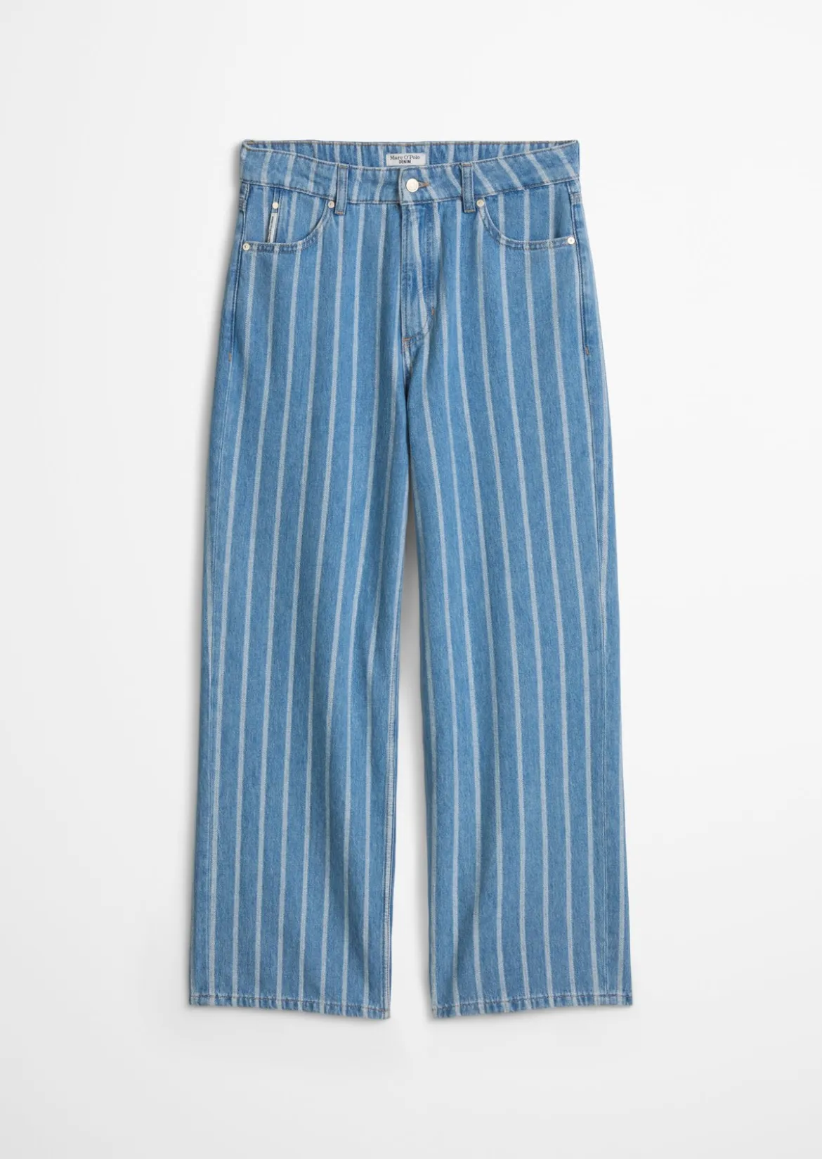 Jeans Model Tomma wide aus leichter Bio-Baumwoll-Qualität
