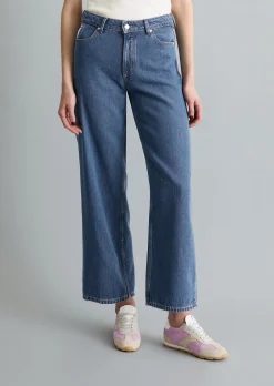 Jeans Model Tomma wide cropped aus Lyocell-Mix ohne Stretch