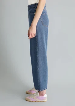 Jeans Model Tomma wide cropped aus Lyocell-Mix ohne Stretch