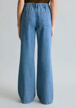 Jeans Model Tomma wide mit elastischem Bund