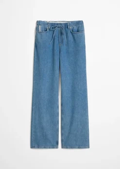 Jeans Model Tomma wide mit elastischem Bund