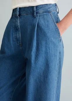 Jeans Model Tomma wide mit Ananasblattfasern