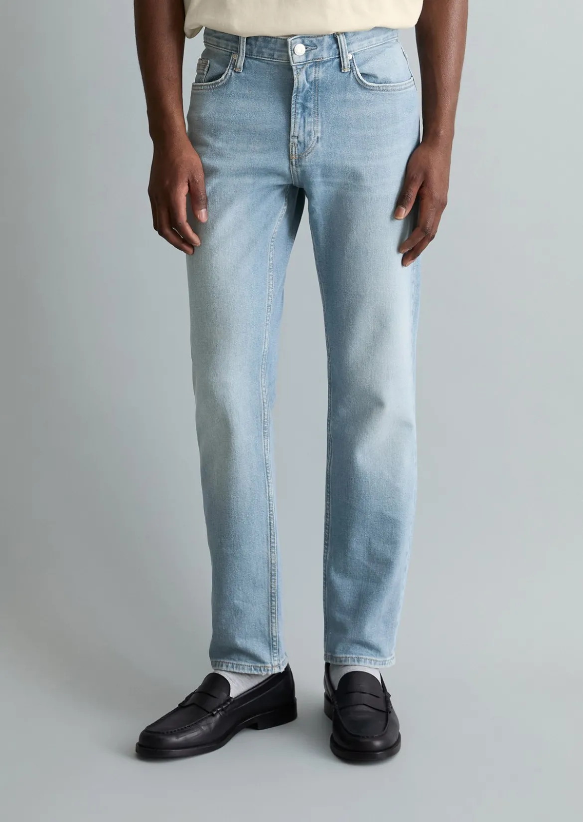 Jeans Model Vidar slim aus Bio-Baumwolle-Mix