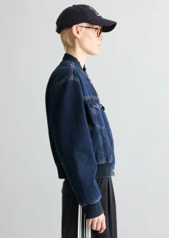 Jeans-Blouson regular aus Rigid Denim