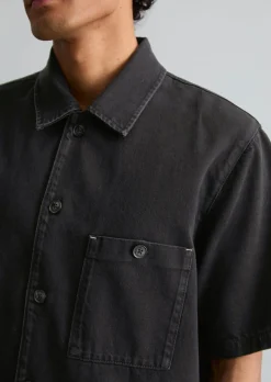 Jeanshemd regular aus Bio-Baumwolle und Lyocell