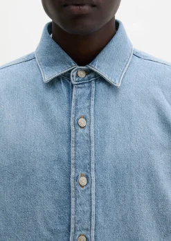 Jeanshemd regular aus leichtem TENCEL™ Lyocell-Denim