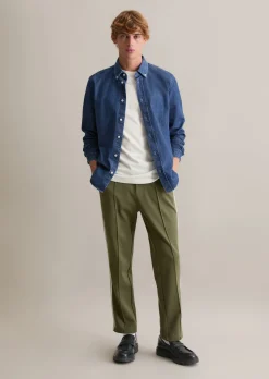 Jeanshemd regular aus reiner Bio-Baumwolle