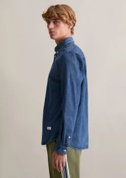 Jeanshemd regular aus reiner Bio-Baumwolle
