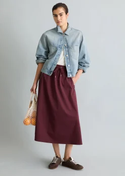 Jeansjacke oversized aus reiner Baumwolle