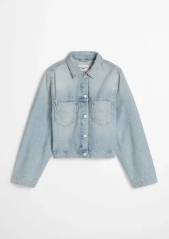 Jeansjacke oversized aus reiner Baumwolle
