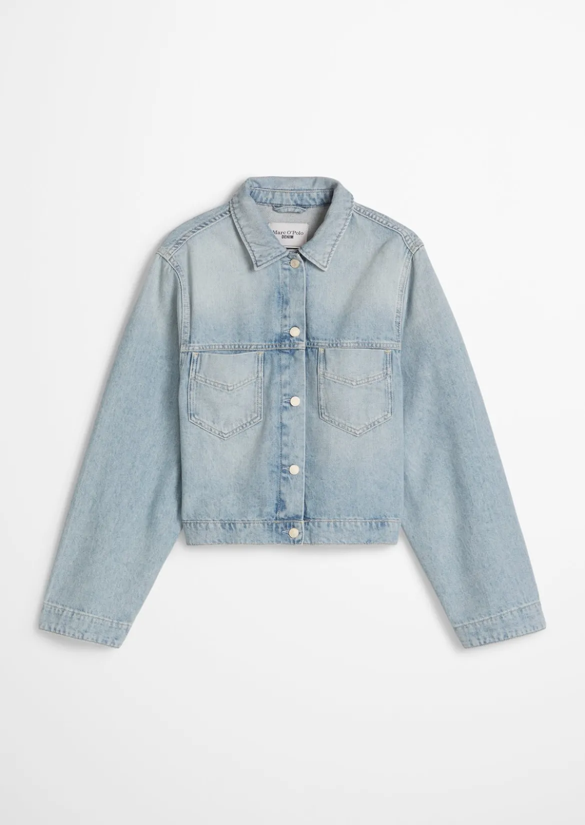 Jeansjacke oversized aus reiner Baumwolle