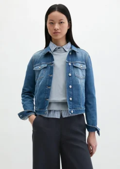 Jeansjacke regular aus Cashmere Touch Denim