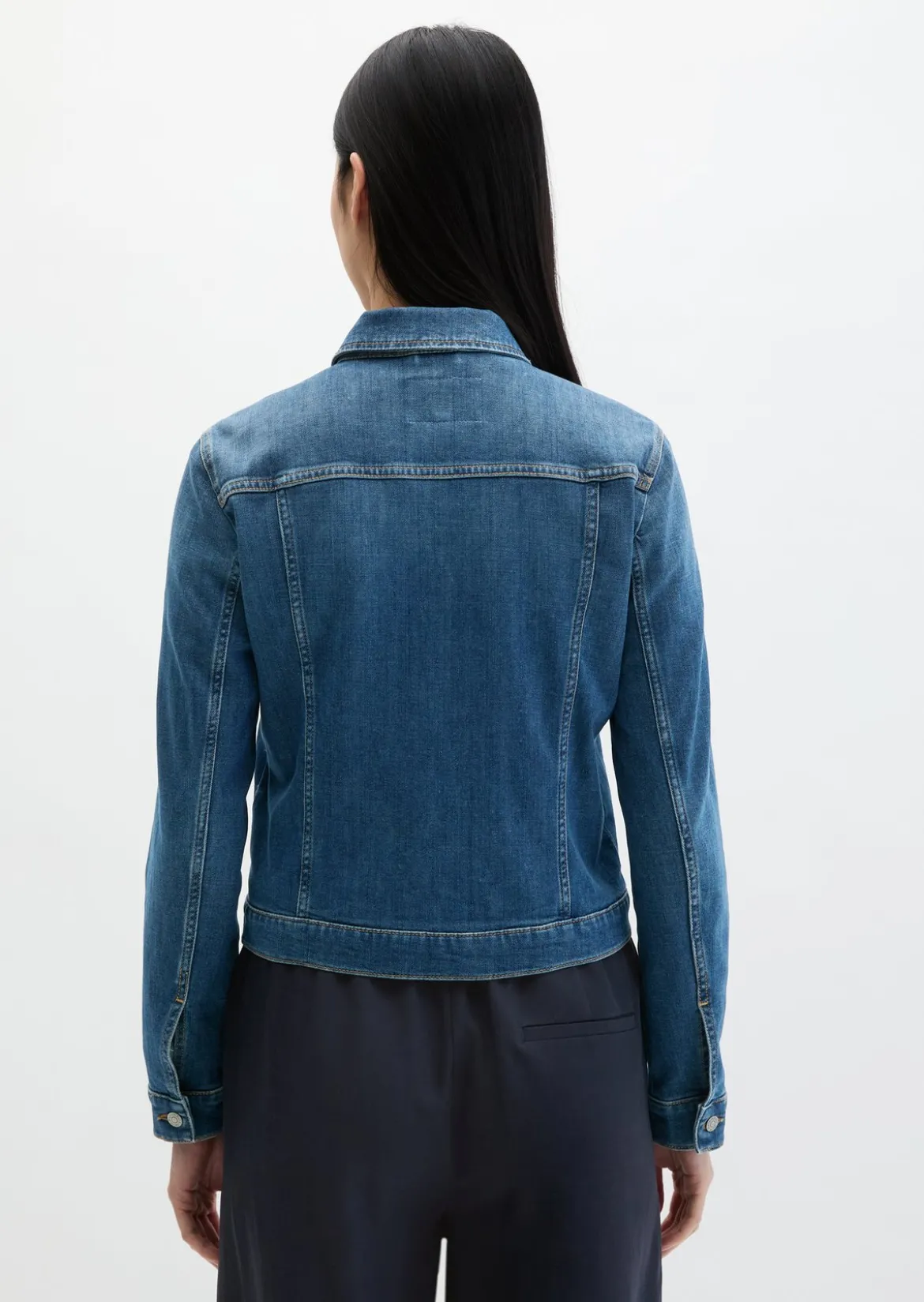 Jeansjacke regular aus Cashmere Touch Denim