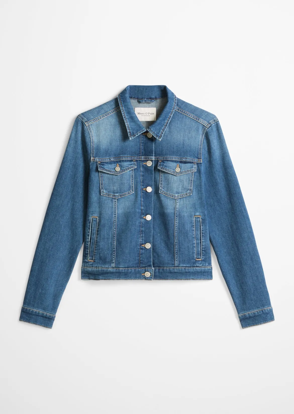 Jeansjacke regular aus Cashmere Touch Denim