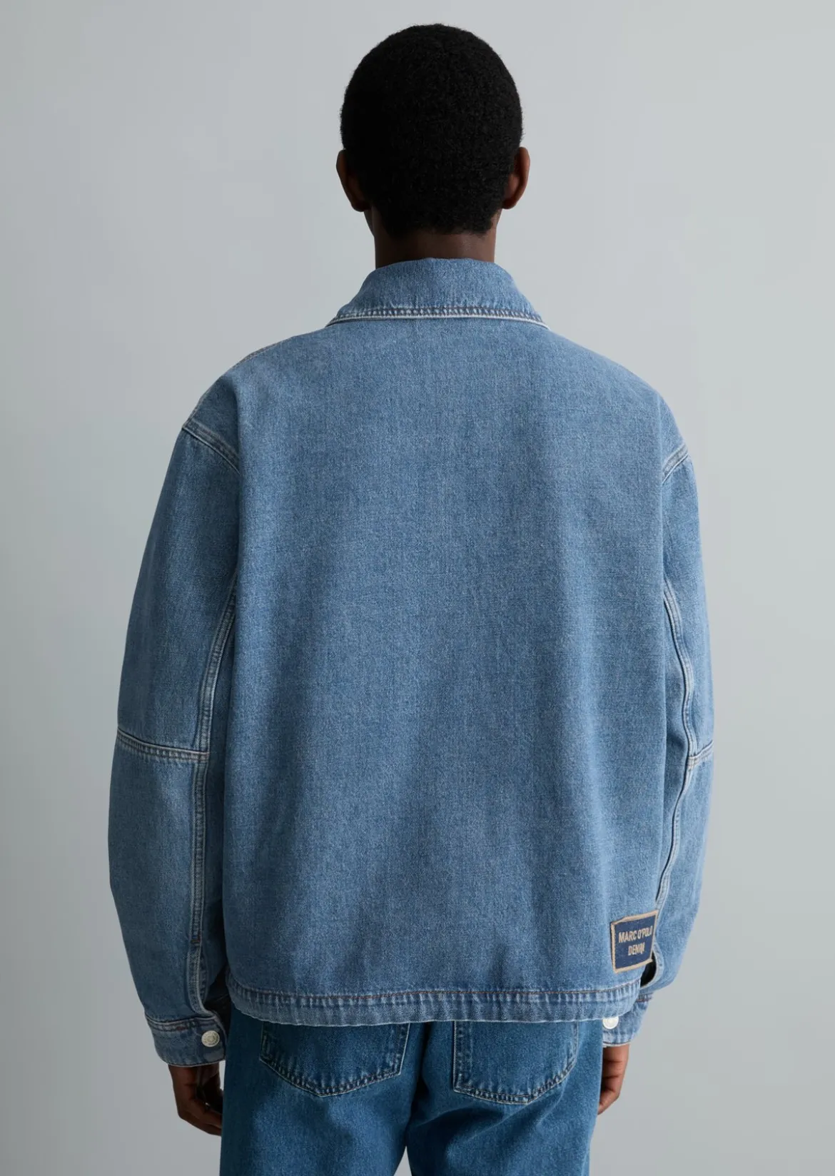 Jeansjacke regular mit Ananasfasern