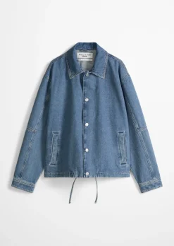 Jeansjacke regular mit Ananasfasern