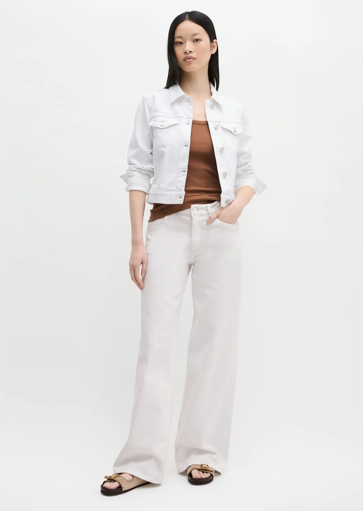 Jeansjacke relaxed aus Organic Cotton-Mix
