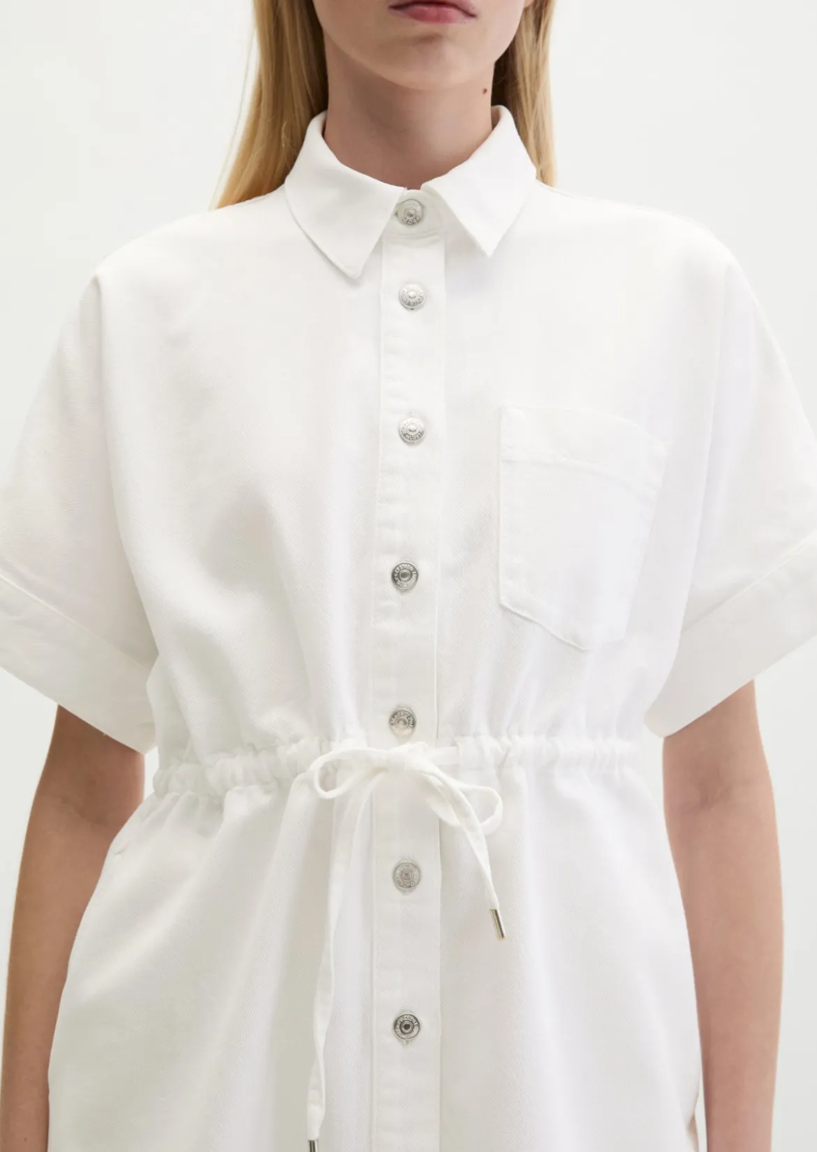 Jeanskleid regular aus Organic-Cotton-Lyocell-Mix