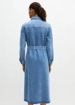 Jeanskleid regular aus TENCEL™ Lyocell-Mix