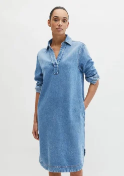 Jeanskleid relaxed aus Baumwolle mit Elasthan