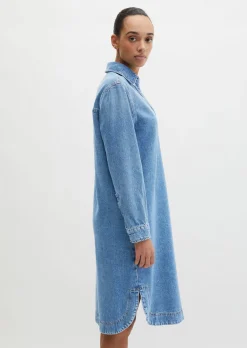 Jeanskleid relaxed aus Baumwolle mit Elasthan