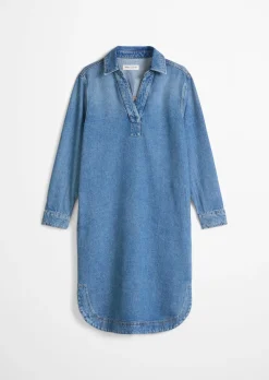 Jeanskleid relaxed aus Baumwolle mit Elasthan