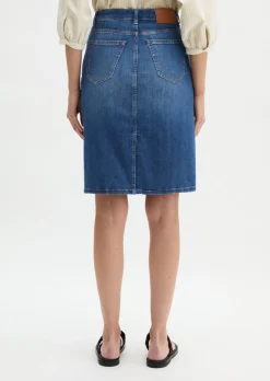 Jeansrock regular aus Organic Cotton-Stretch