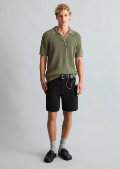 Jeansshorts aus Bio-Baumwolle und Lyocell