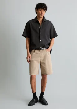 Jeansshorts Model Kalle relaxed aus robustem Bio-Baumwoll-Denim