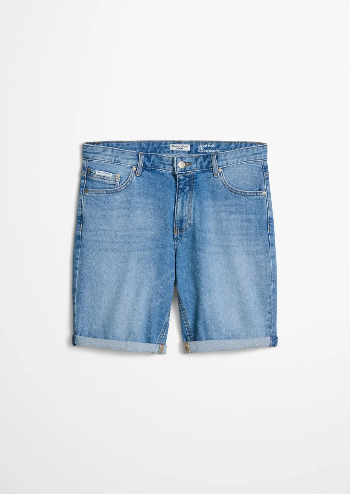 Jeans-Shorts Model Mats tapered aus Bio-Baumwoll-Mix