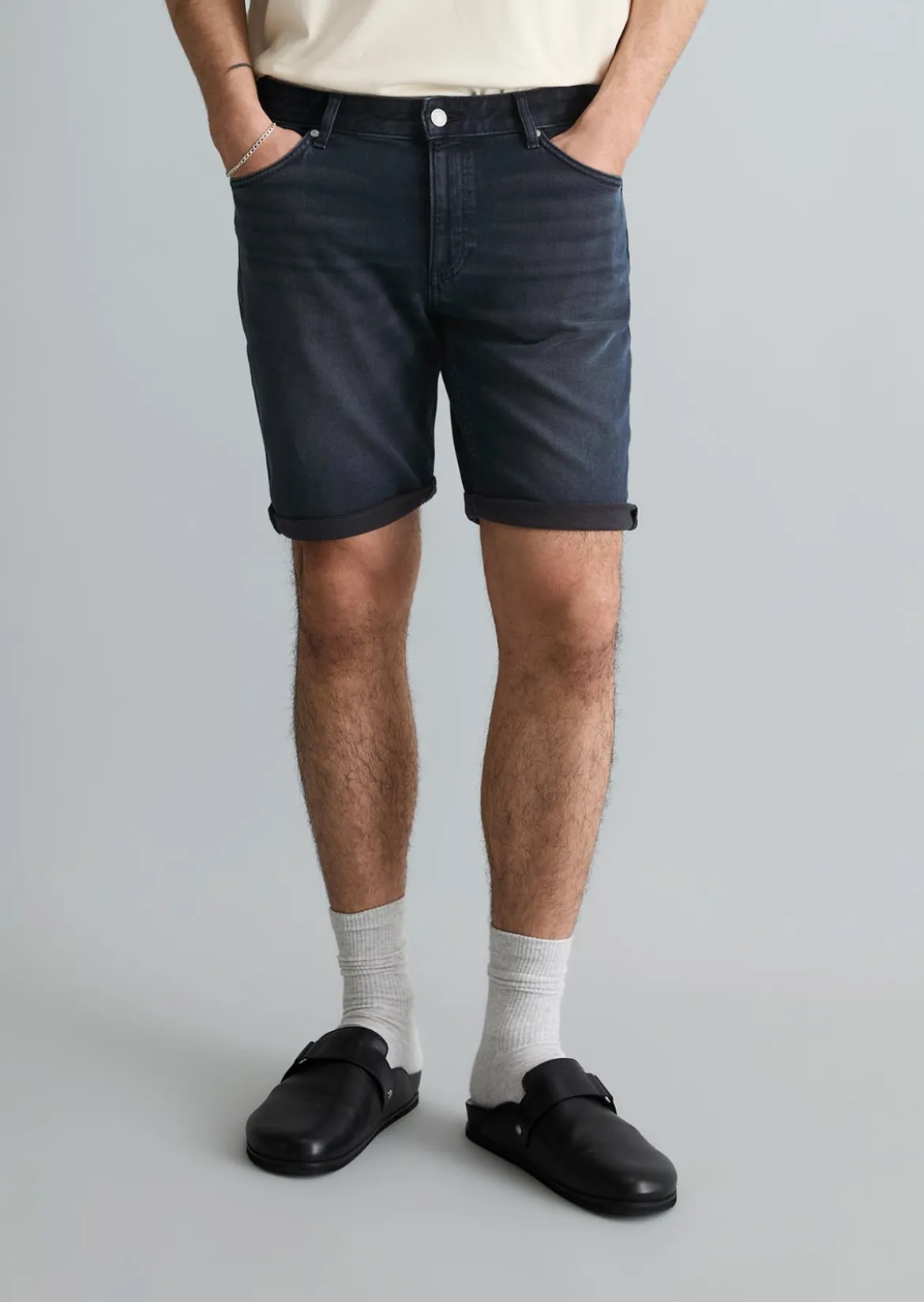Jeansshorts Model Mats tapered aus Bio-Baumwoll-Mix