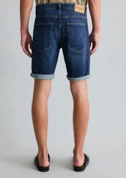 Jeans-Shorts Model Mats tapered aus Bio-Baumwoll-Mix