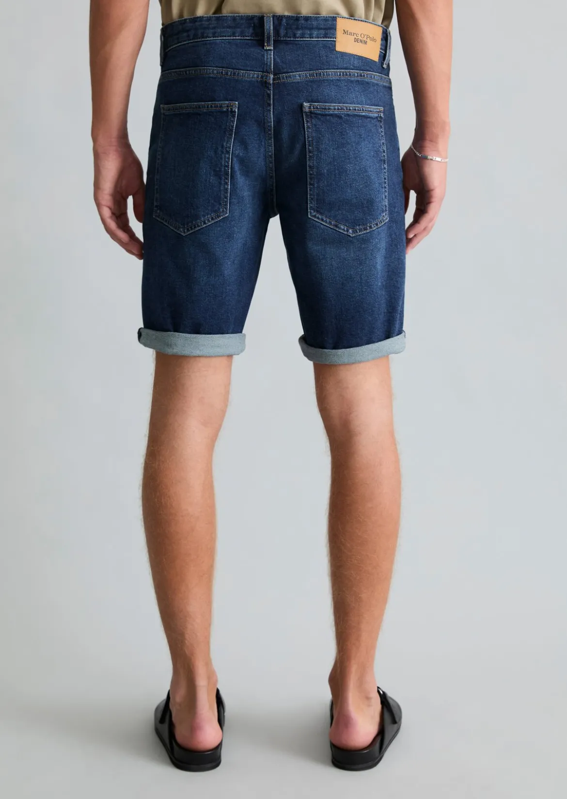 Jeans-Shorts Model Mats tapered aus Bio-Baumwoll-Mix