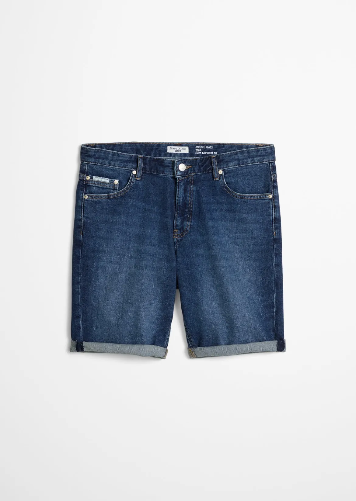 Jeans-Shorts Model Mats tapered aus Bio-Baumwoll-Mix