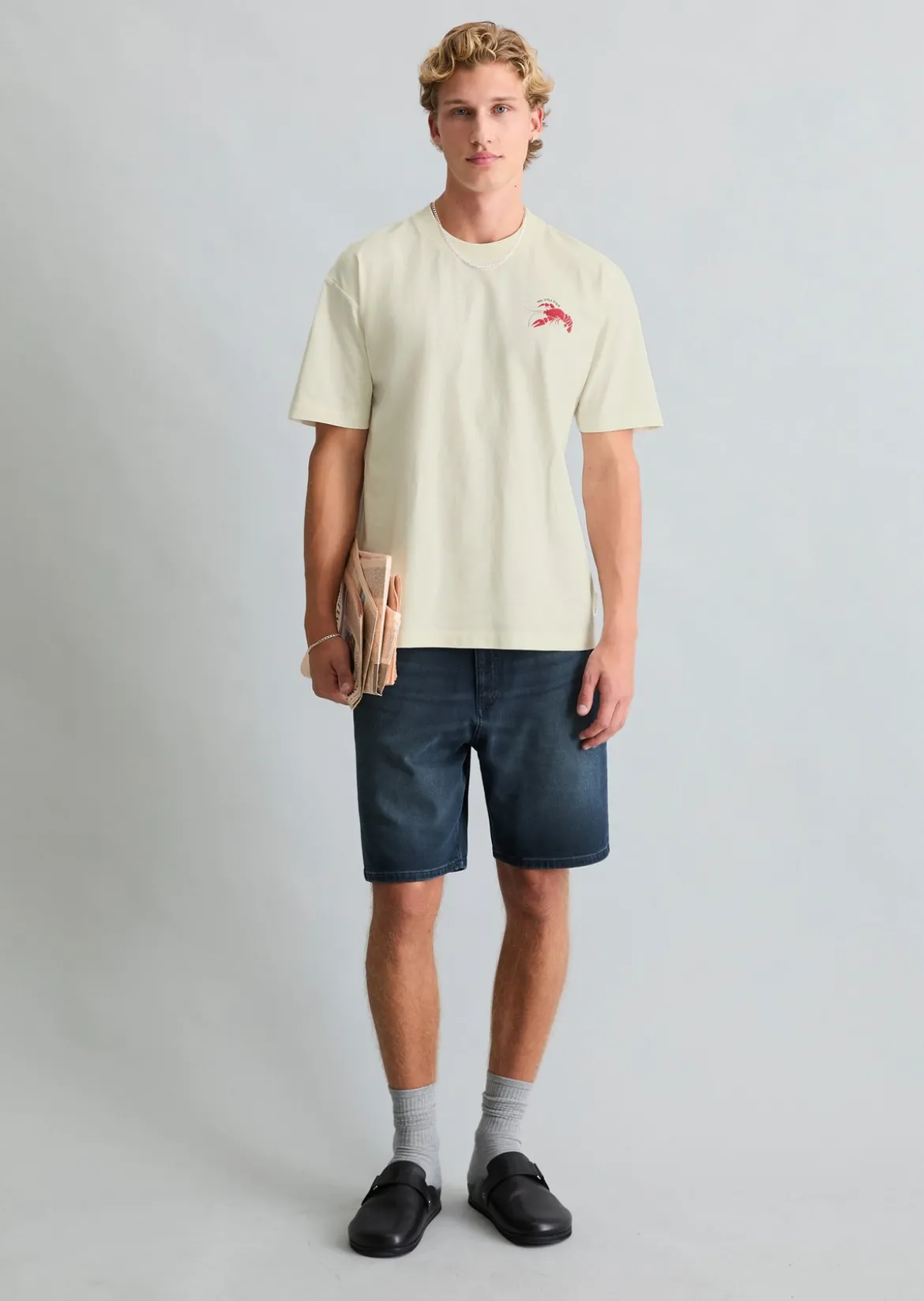 Jeansshorts Model Olaf regular aus Bio-Baumwoll-Mix