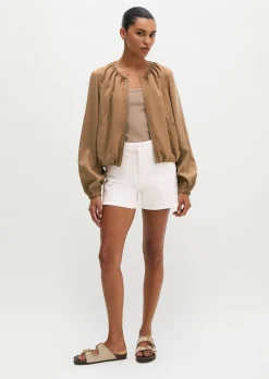 Jeans-Shorts regular aus Organic Cotton-Mix