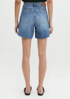 Jeans-Shorts regular aus weichem Organic Cotton-Lyocell-Stretch