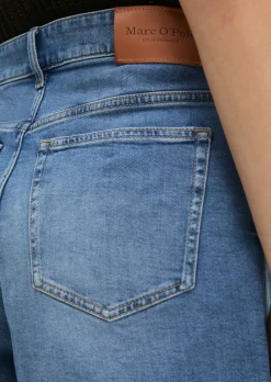 Jeans-Shorts regular aus weichem Organic Cotton-Lyocell-Stretch