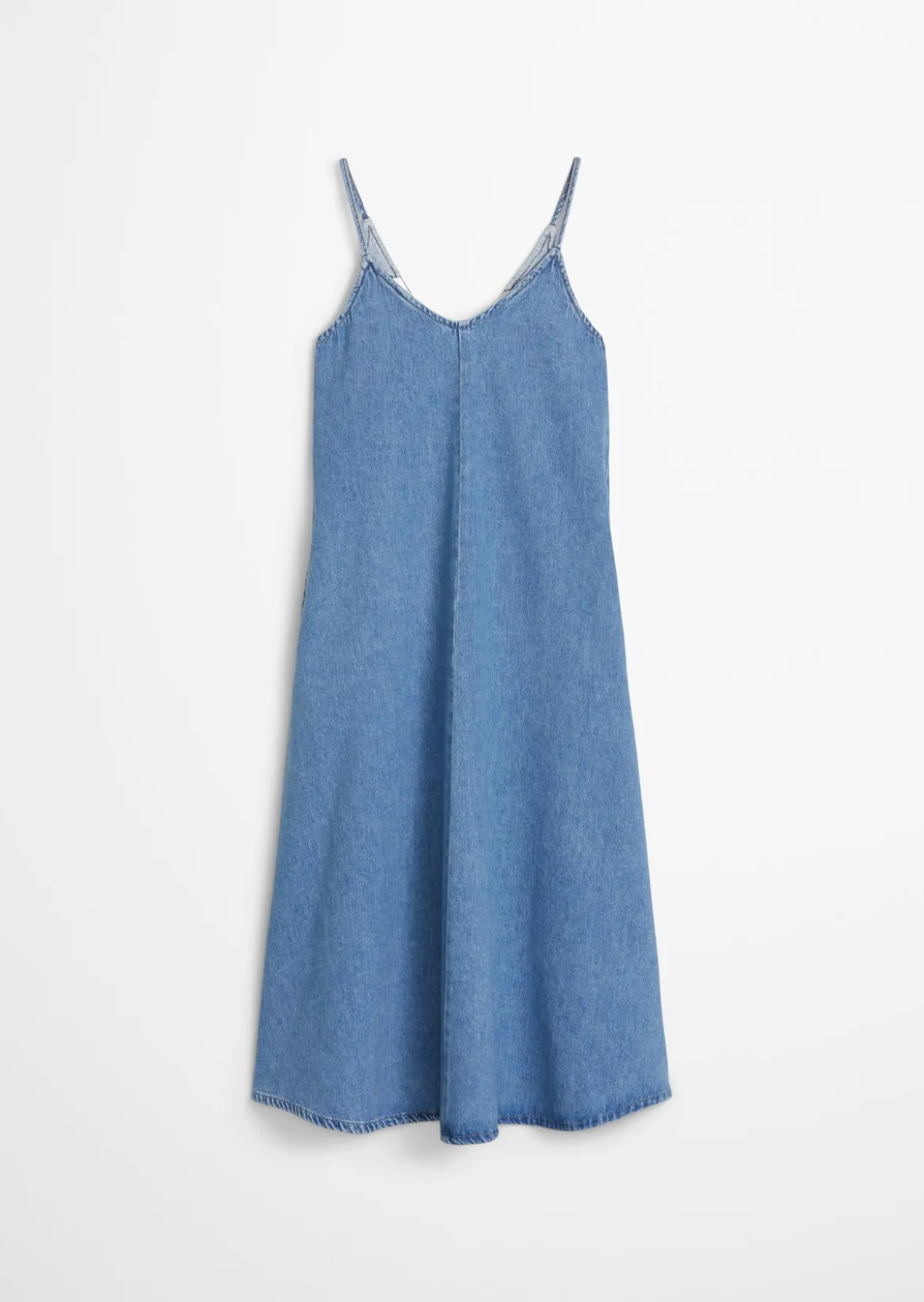 Jeans-Trägerkleid relaxed aus reinem Organic Cotton