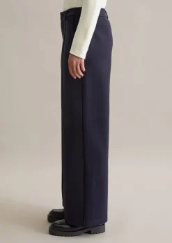 Jersey Straight Leg Pants aus kompakter Interlock-Qualität