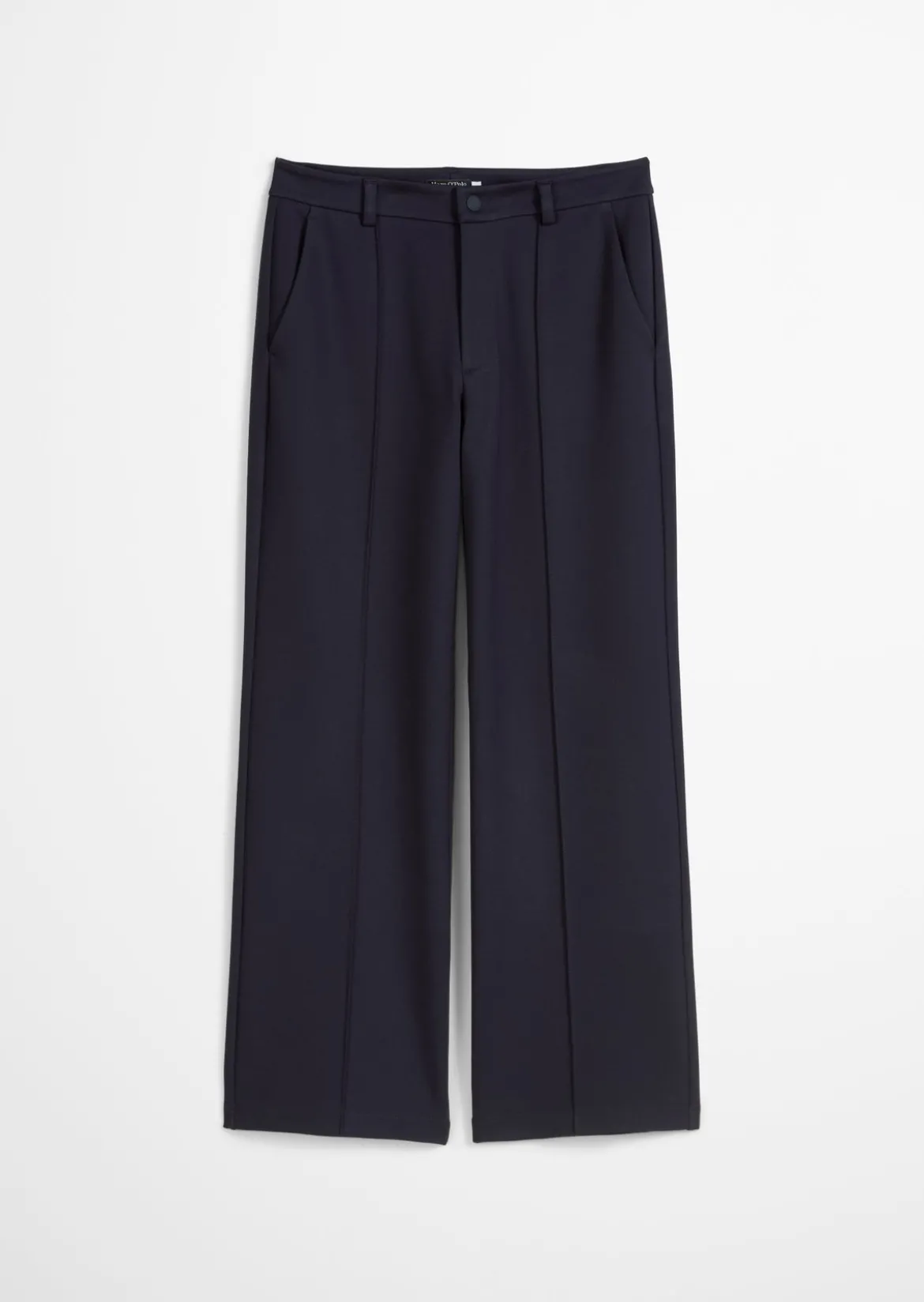 Jersey Straight Leg Pants aus kompakter Interlock-Qualität