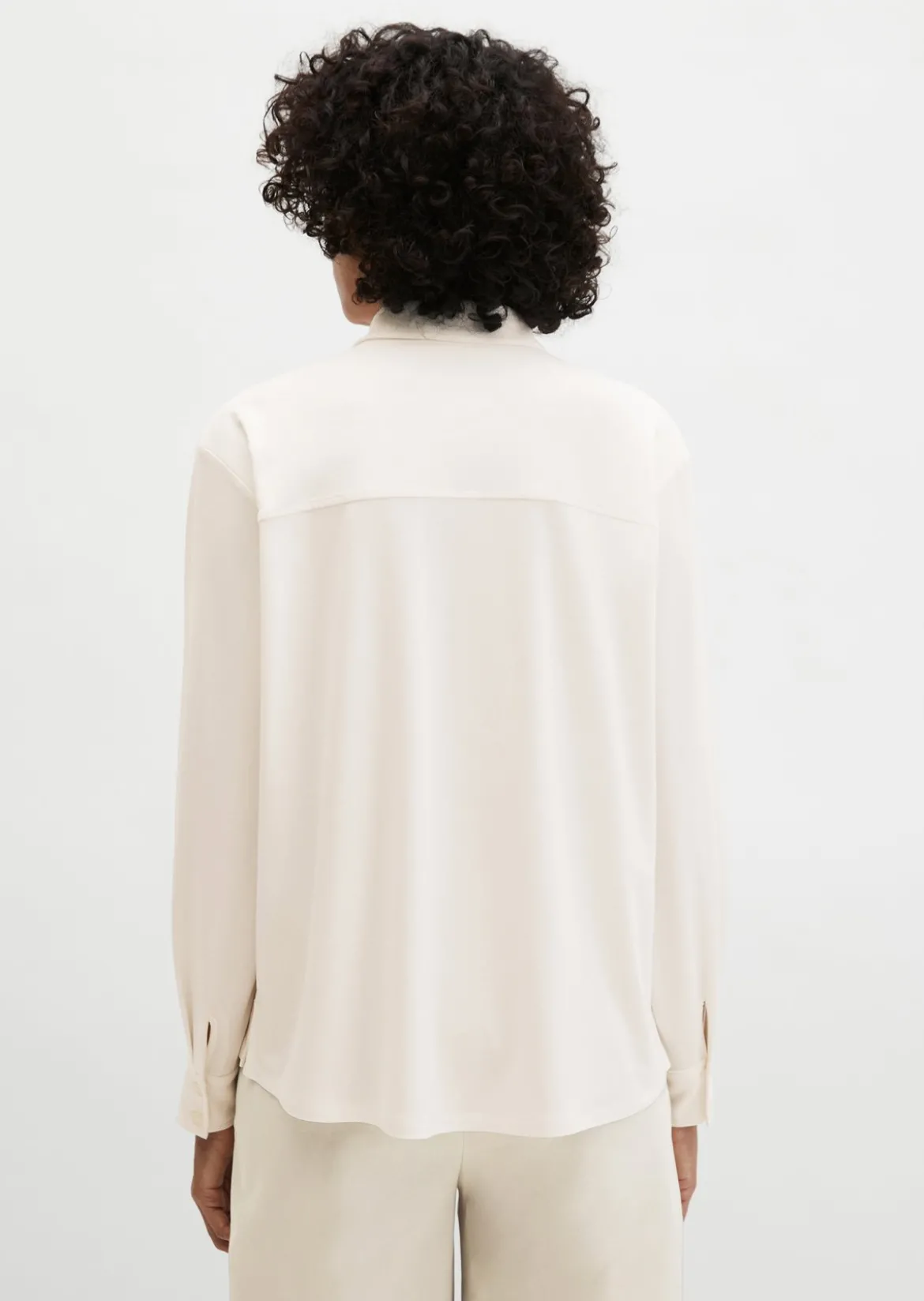 Jersey-Bluse loose aus LENZING™ ECOVERO™