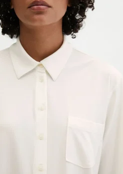 Jersey-Bluse loose aus LENZING™ ECOVERO™