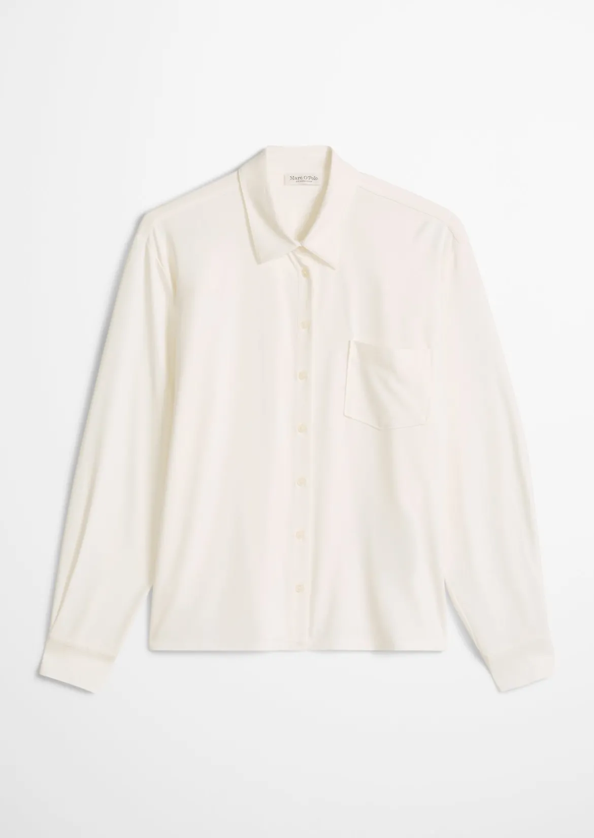 Jersey-Bluse loose aus LENZING™ ECOVERO™