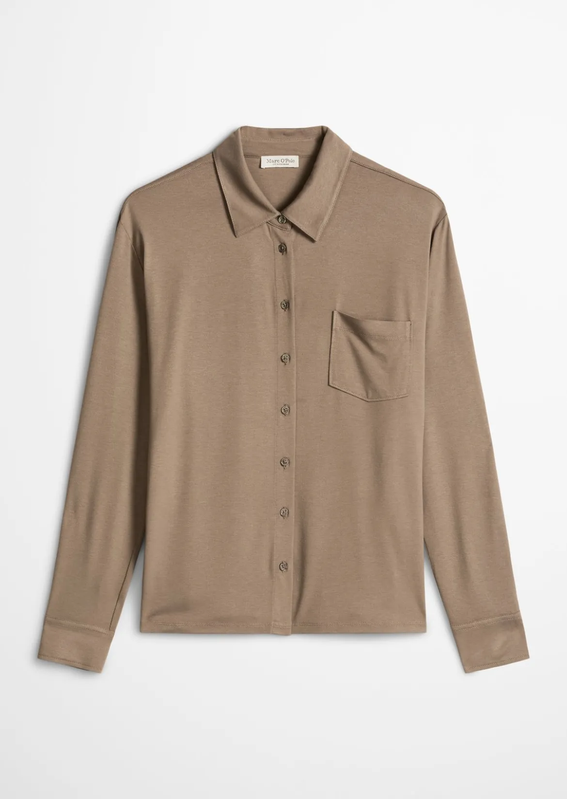 Jersey-Bluse loose aus LENZING™ ECOVERO™