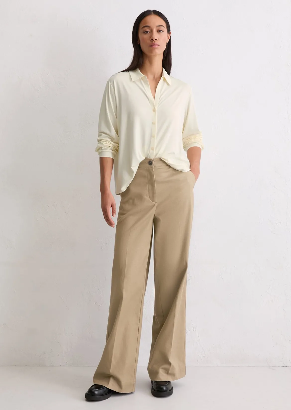 Jerseybluse loose aus LENZING™ ECOVERO™